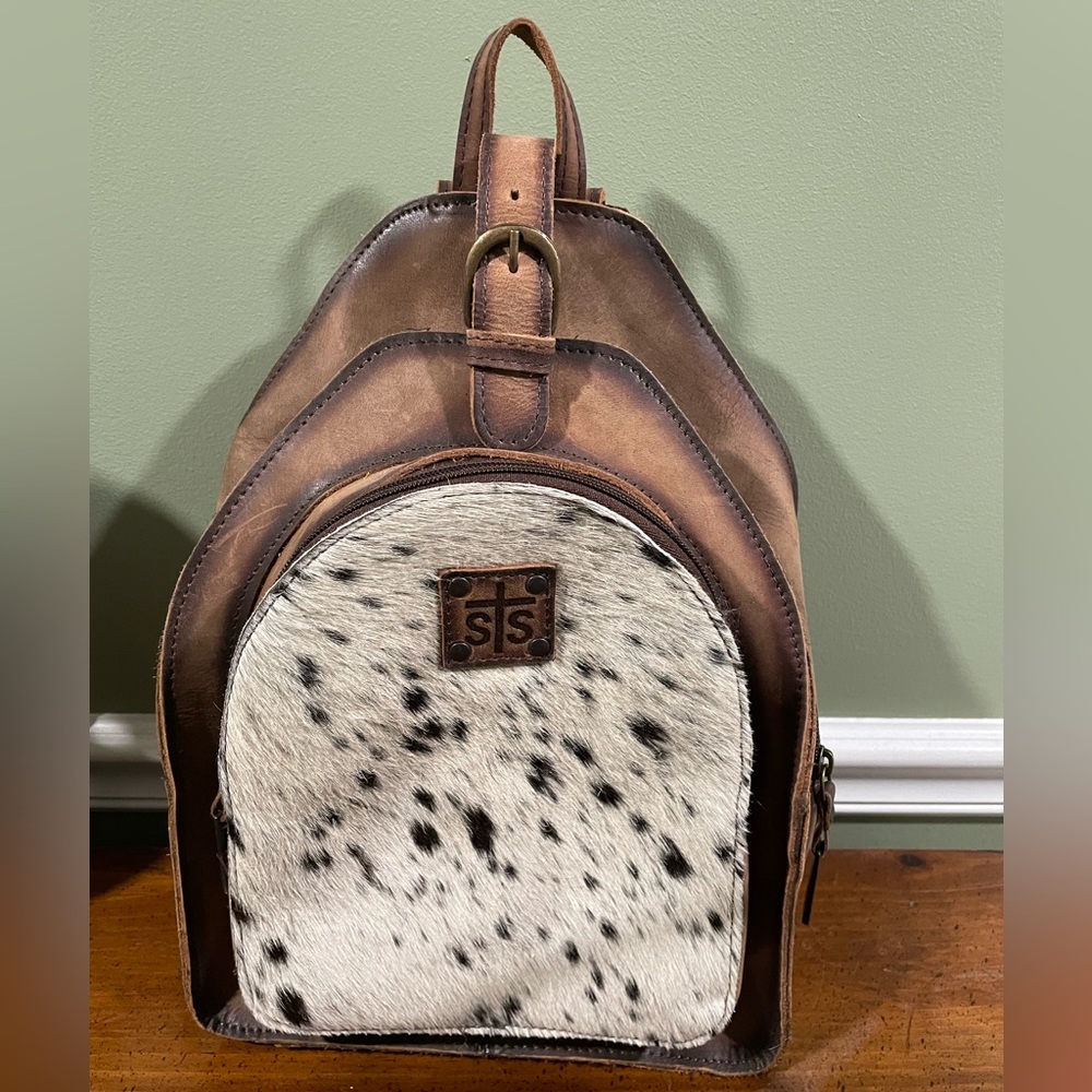 COWHIDE BARONESS BACKPACK